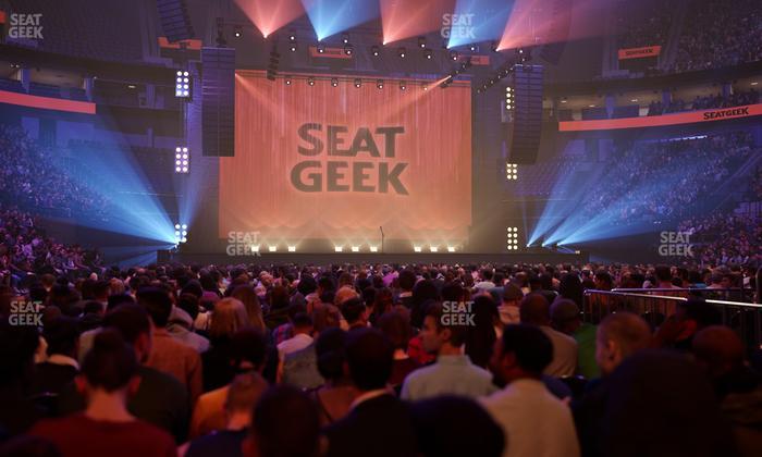 Delta Center - Section Floor 6 Seat View