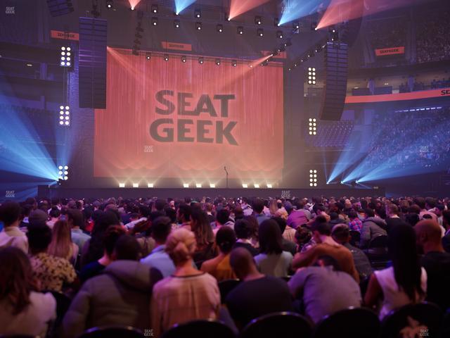 Delta Center - Section Floor 6 Seat View