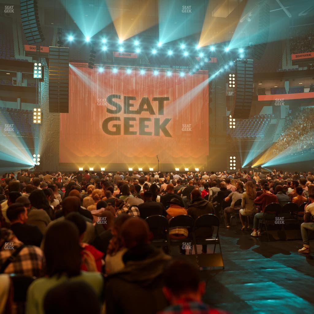 Delta Center - Section Floor 6 Seat View