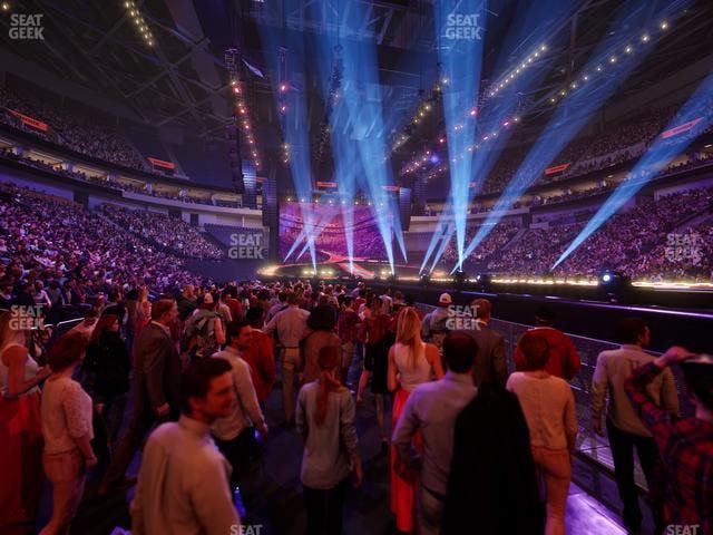 Delta Center - Section Ga Floor Seat View