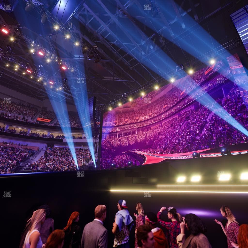Delta Center - Section Ga Pit A Seat View