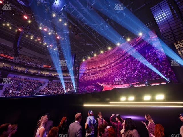 Delta Center - Section Ga Pit A Seat View