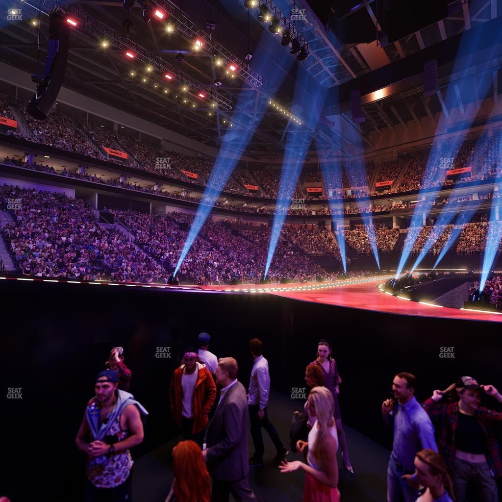 Delta Center - Section Ga Pit B Seat View