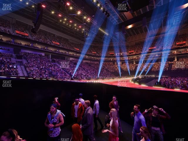 Delta Center - Section Ga Pit B Seat View