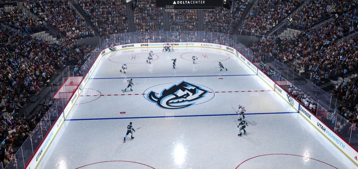 Delta Center - Section Gallagher Club Seat View