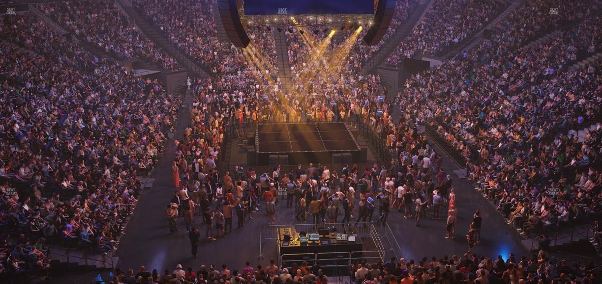 Delta Center - Section Gallagher Club Seat View