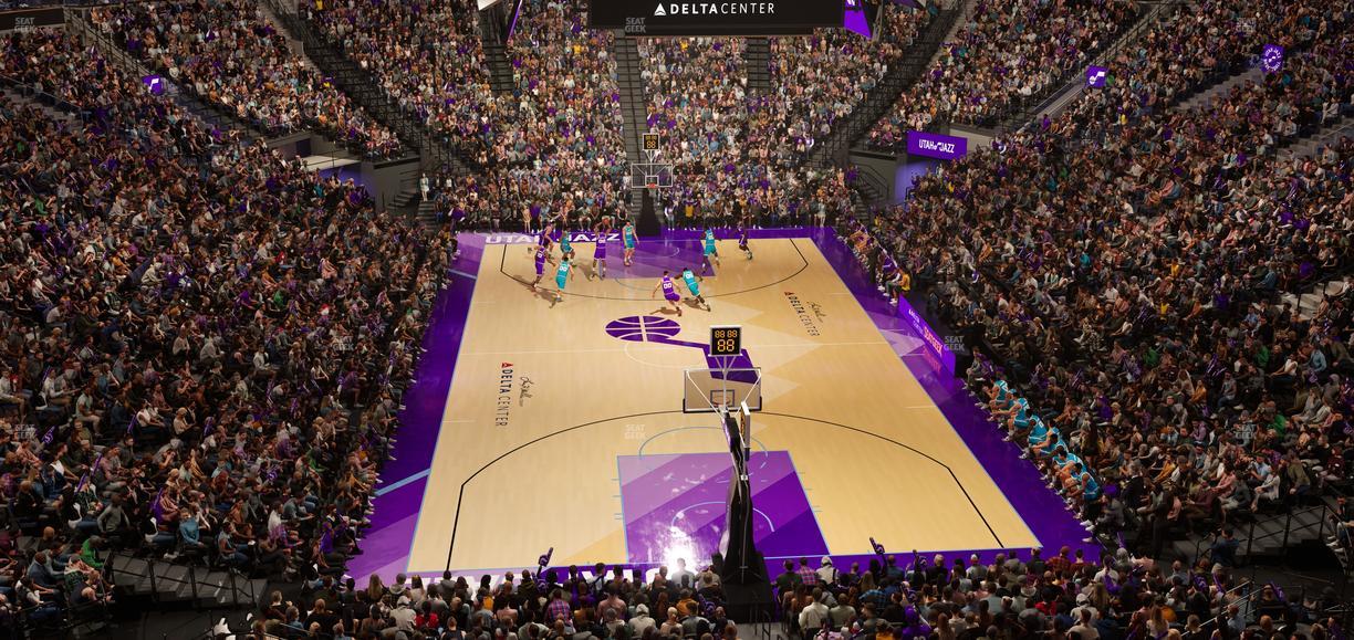 Delta Center - Section Gallagher Club Seat View