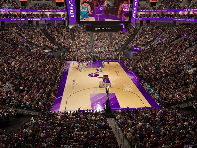 Delta Center - Section Gallagher Club Seat View Delta Center - Section Gallagher Club Seat View