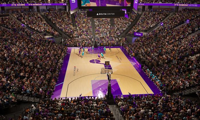 Delta Center - Section Gallagher Club Seat View