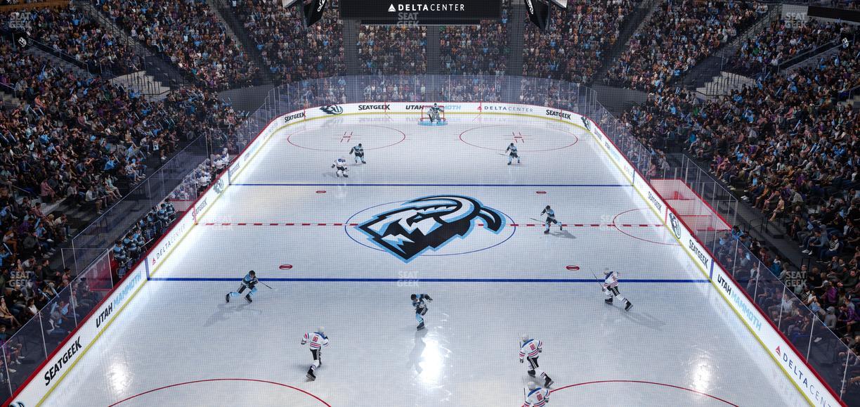 Delta Center - Section Interform Club Seat View