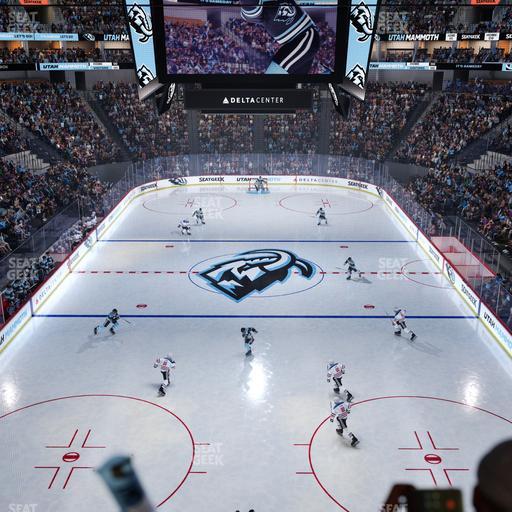 Delta Center - Section Interform Club Seat View