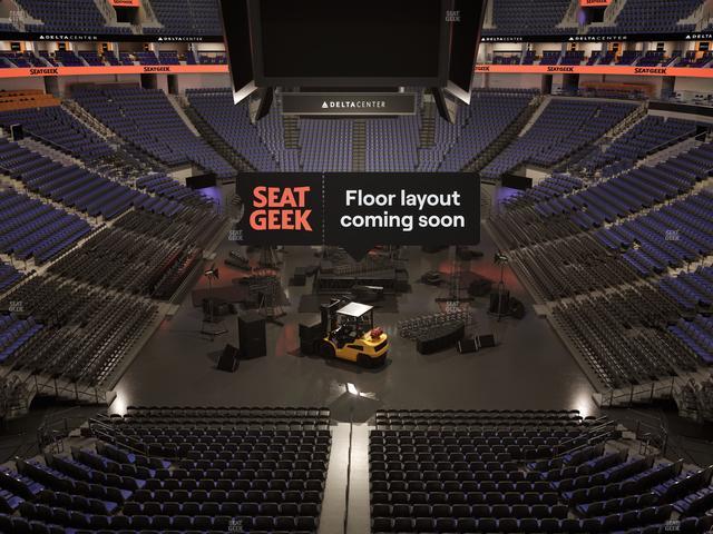 Delta Center - Section Interform Club Seat View