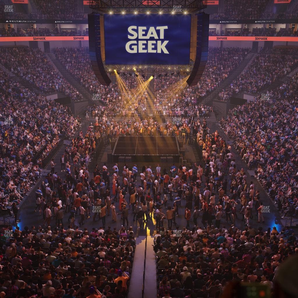 Delta Center - Section Interform Club Seat View