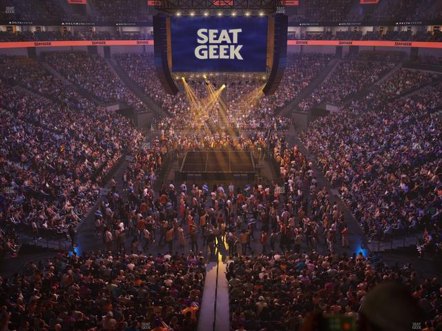 Delta Center - Section Interform Club Seat View