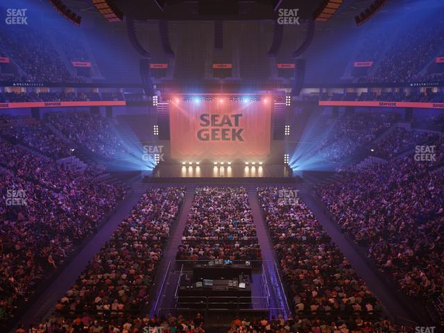 Delta Center - Section Interform Club Seat View