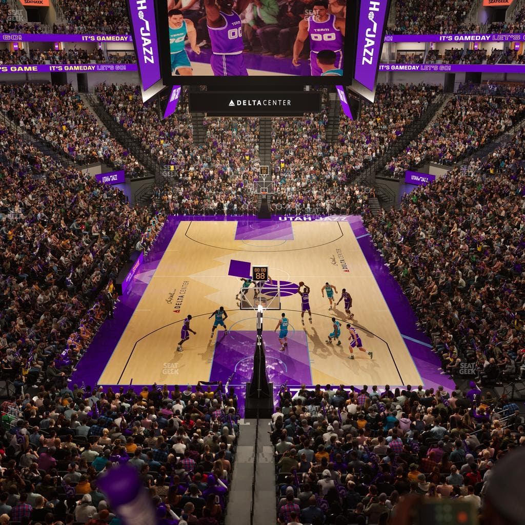 Delta Center - Section Interform Club Seat View