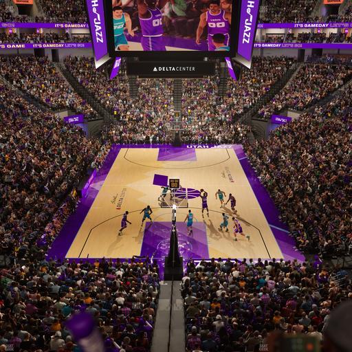 Delta Center - Section Interform Club Seat View