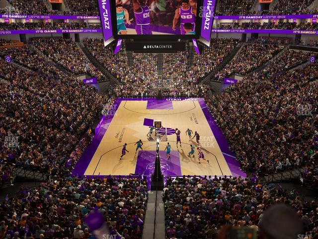 Delta Center - Section Interform Club Seat View Delta Center - Section Interform Club Seat View