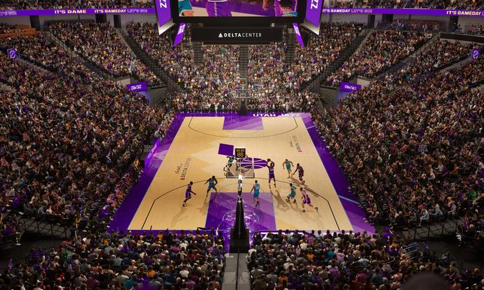 Delta Center - Section Interform Club Seat View