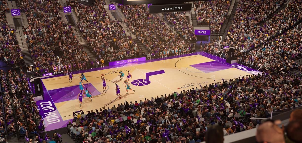 Delta Center - Section Suite 1 Seat View