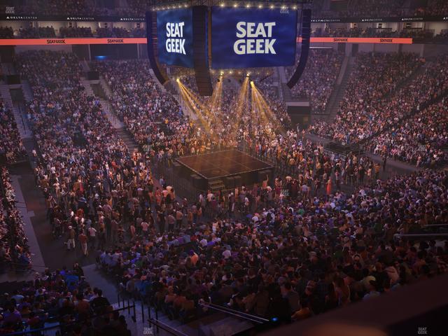 Delta Center - Section Suite 1 Seat View