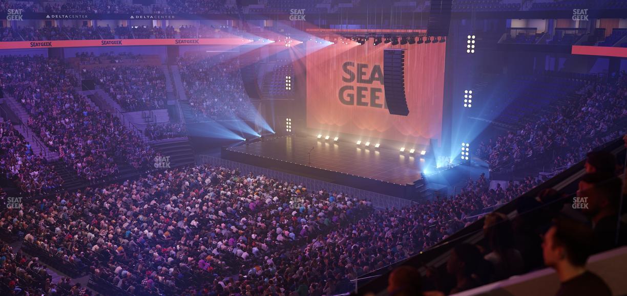 Delta Center - Section Suite 1 Seat View