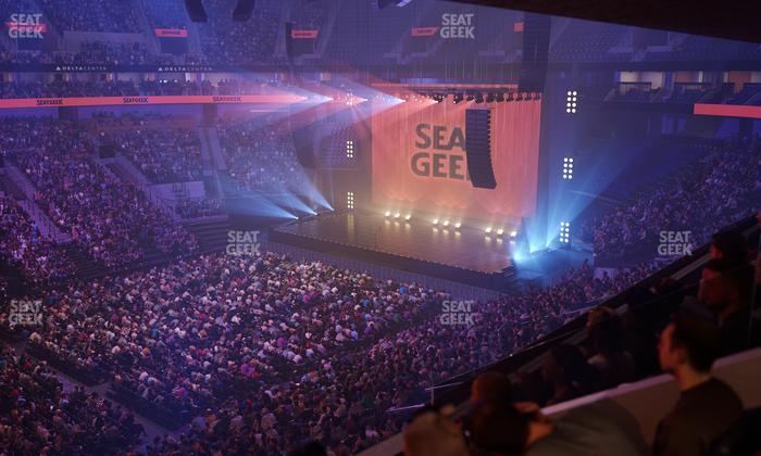 Delta Center - Section Suite 1 Seat View