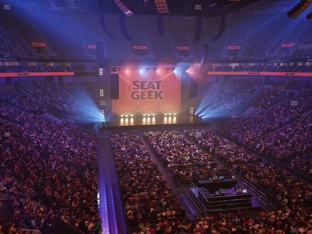 Delta Center - Section Suite 14 Seat View