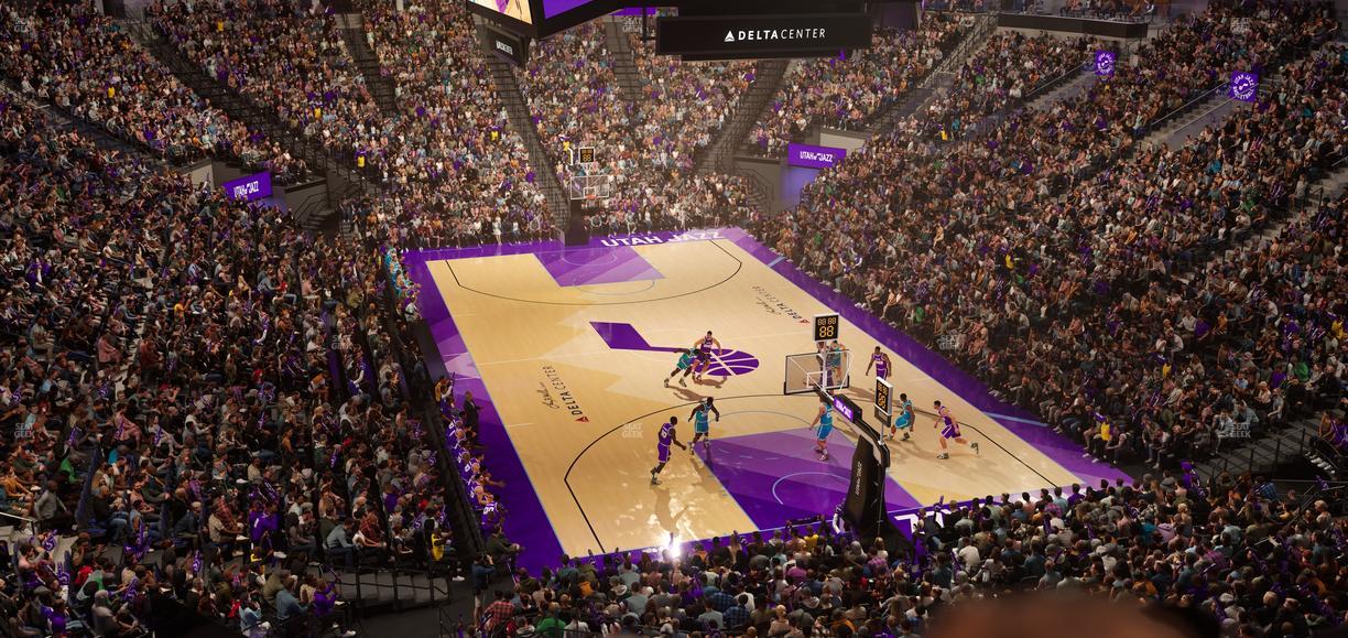 Delta Center - Section Suite 14 Seat View