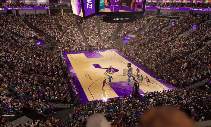 Delta Center - Section Suite 14 Seat View