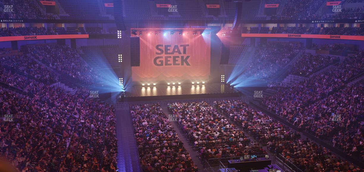 Delta Center - Section Suite 14 Seat View