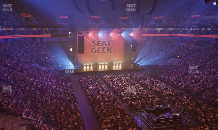 Delta Center - Section Suite 15 Seat View