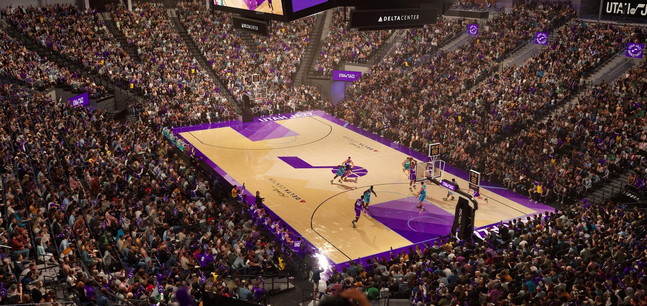 Delta Center - Section Suite 16 Seat View