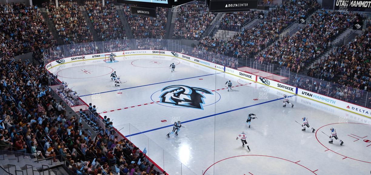 Delta Center - Section Suite 17 Seat View