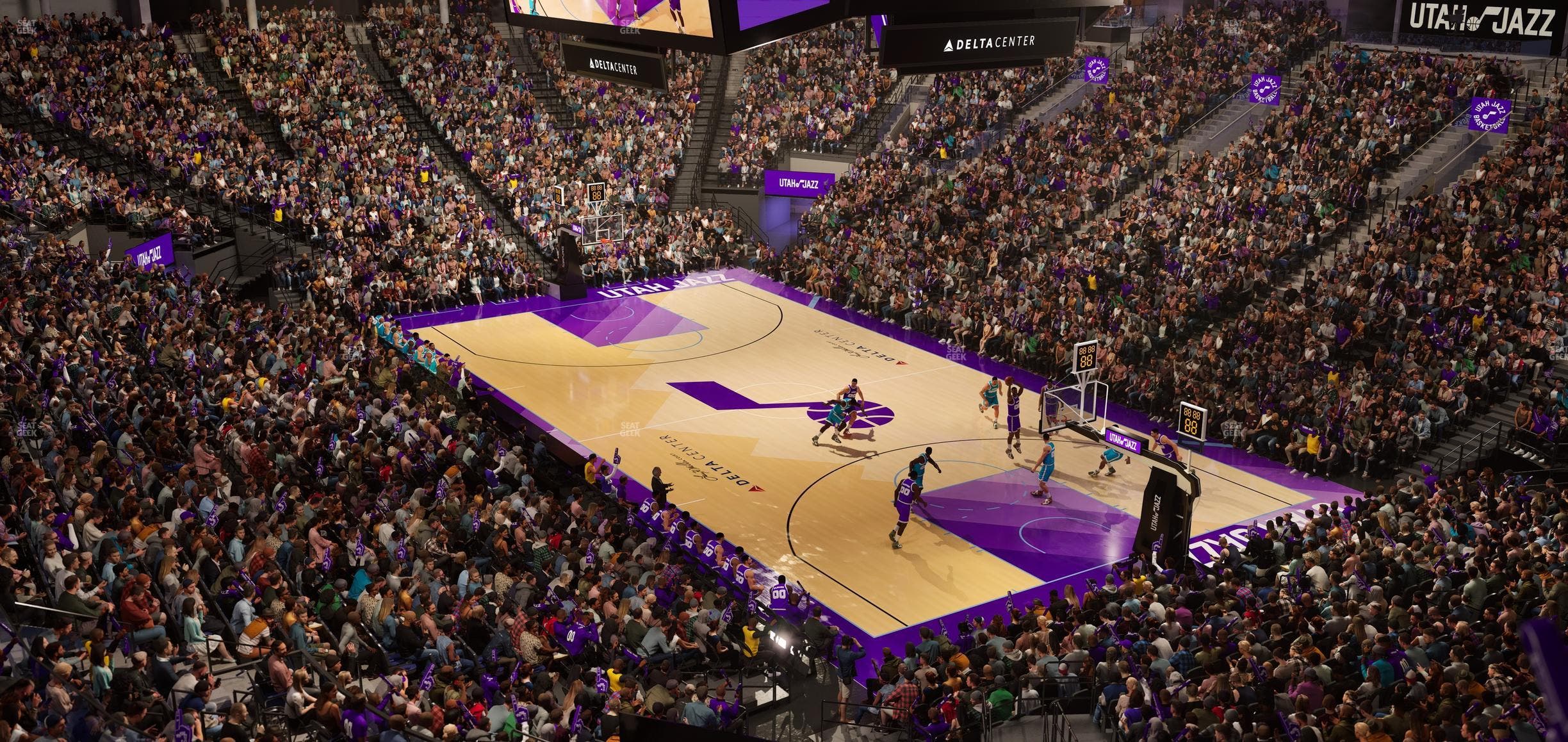 Delta Center - Section Suite 17 Seat View