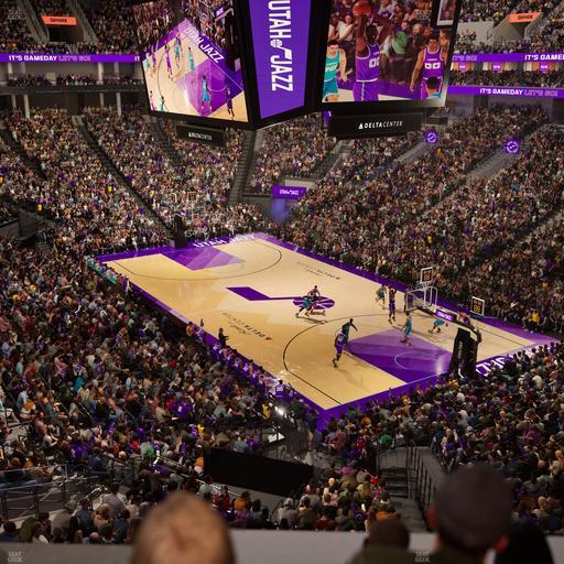 Delta Center - Section Suite 17 Seat View