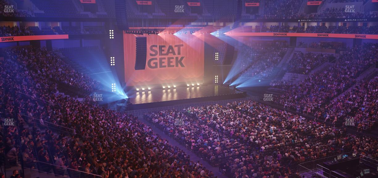 Delta Center - Section Suite 18 Seat View