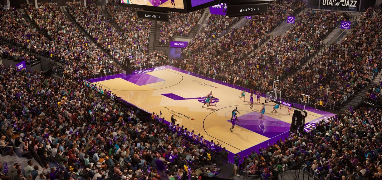 Delta Center - Section Suite 18 Seat View