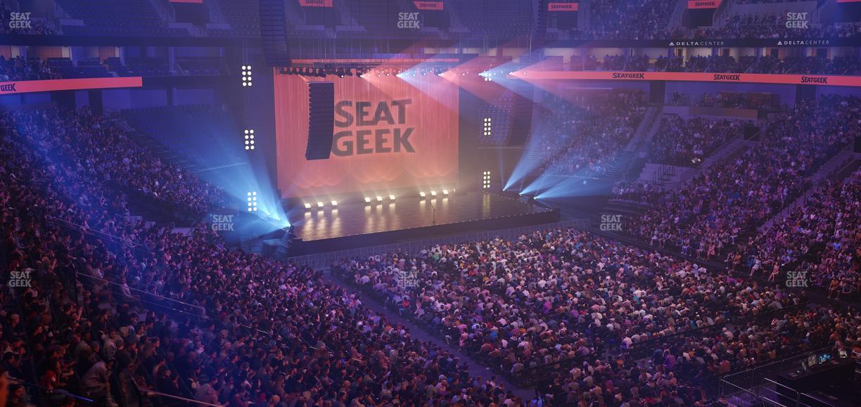 Delta Center - Section Suite 19 Seat View