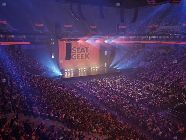 Delta Center - Section Suite 19 Seat View
