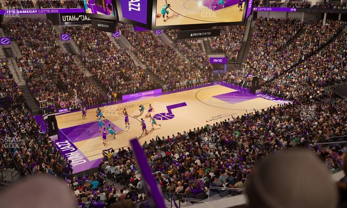 Delta Center - Section Suite 2 Seat View