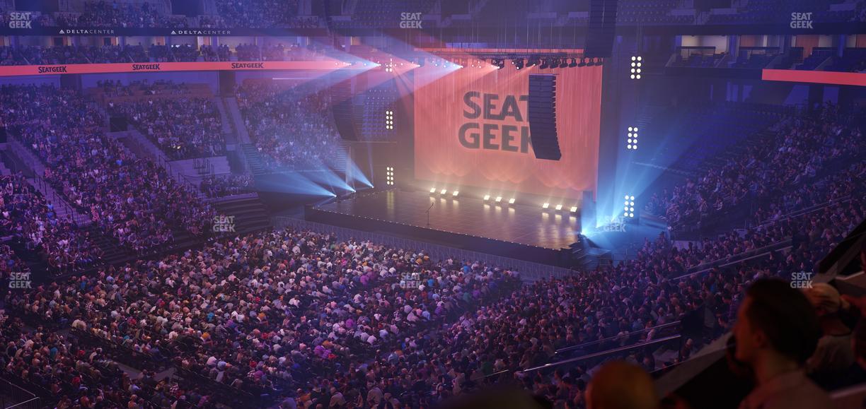 Delta Center - Section Suite 2 Seat View