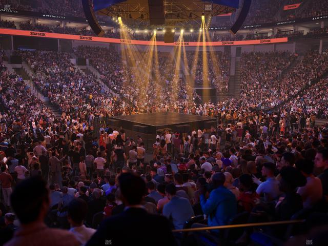 Delta Center - Section Suite 20 Seat View