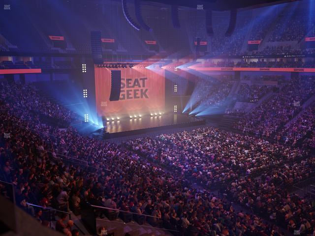 Delta Center - Section Suite 20 Seat View