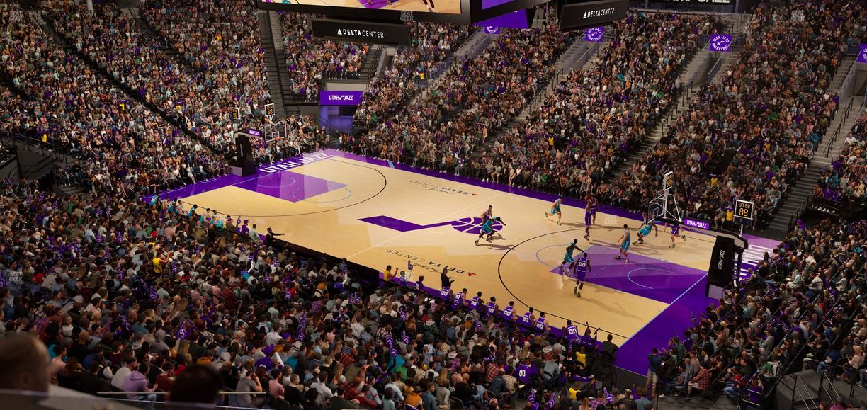 Delta Center - Section Suite 20 Seat View