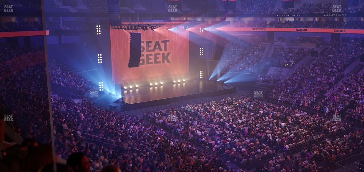 Delta Center - Section Suite 20 Seat View