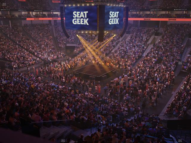 Delta Center - Section Suite 21 Seat View