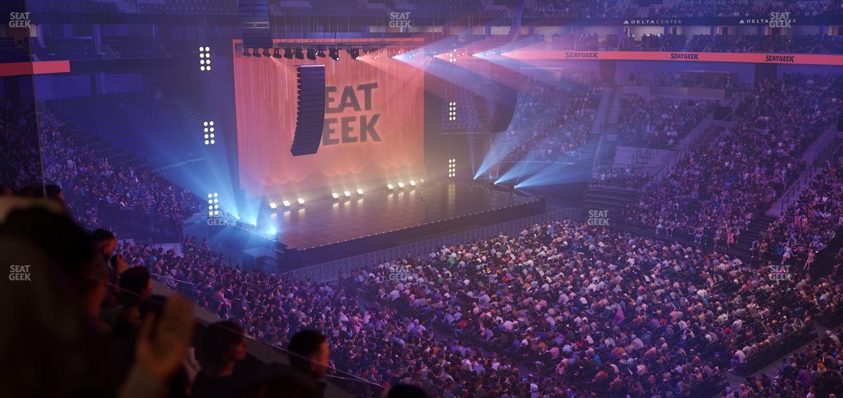 Delta Center - Section Suite 22 Seat View