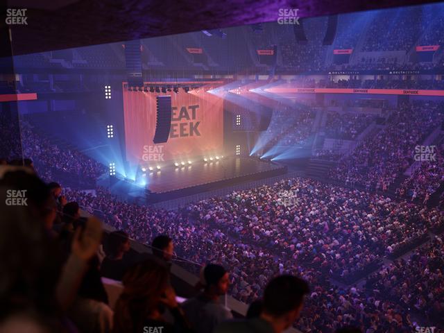 Delta Center - Section Suite 22 Seat View