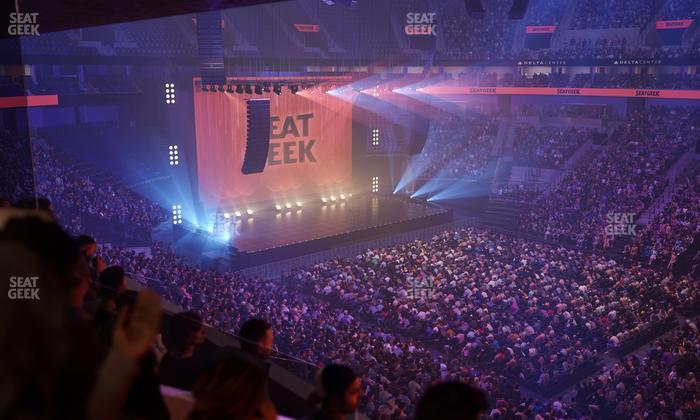 Delta Center - Section Suite 22 Seat View